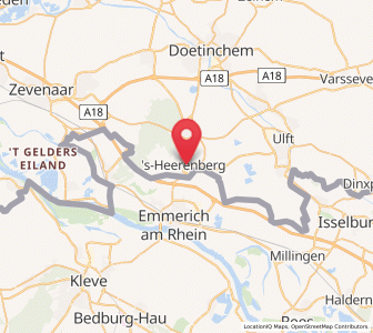 Map of s-Heerenberg, Gelderland