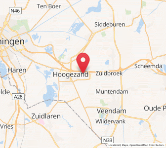 Map of Sappemeer, Groningen
