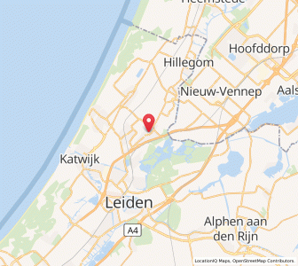Map of Sassenheim, South Holland