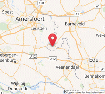 Map of Scherpenzeel, Gelderland