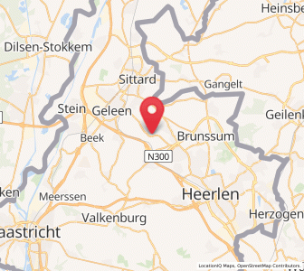 Map of Schinnen, Limburg