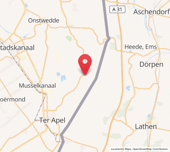 Map of Sellingen, Groningen