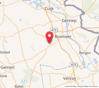Map of Sint Anthonis, North Brabant