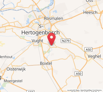 Map of Saint-Michel-Gestel, North Brabant
