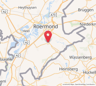 Map of Sint-Odiliënberg, Limburg