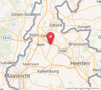 Map of Spaubeek, Limburg