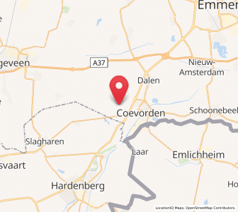 Map of Steenwijksmoer, Drenthe