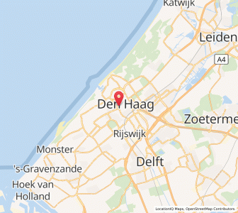Map of La Haye, South Holland