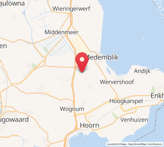 Map of Twisk, North Holland