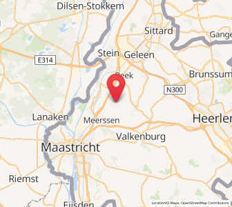 Map of Ulestraten, Limburg