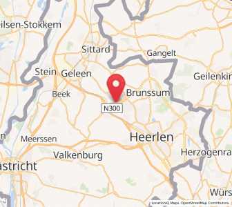 Map of Vaesrade, Limburg