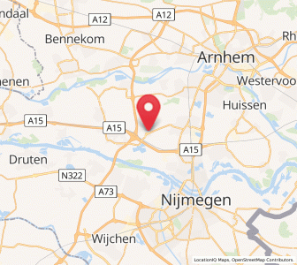 Map of Valburg, Gelderland