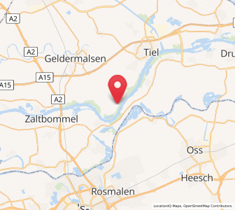 Map of Varik, Gelderland