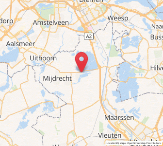 Map of Vinkeveen, Utrecht