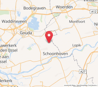 Map of Vlist, South Holland