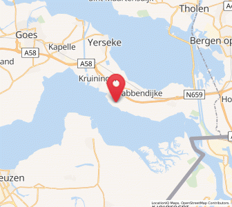 Map of Waarde, Zeeland