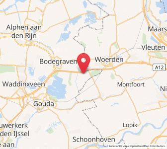Map of Waarder, South Holland
