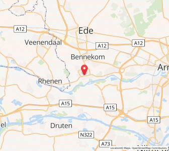 Map of Wageningen, Gelderland
