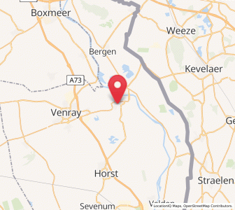 Map of Wanssum, Limburg