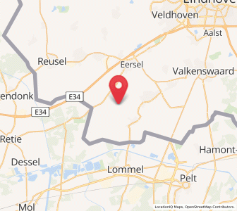 Map of Weebosch, North Brabant