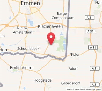 Map of Weiteveen, Drenthe