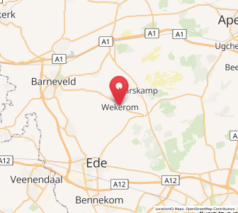 Map of Wekerom, Gelderland