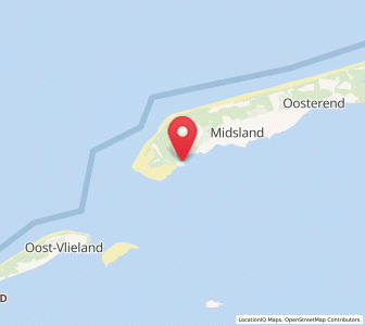 Map of West-Terschelling, Friesland