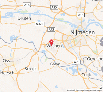 Map of Wijchen, Gelderland