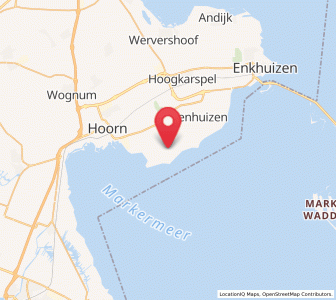 Map of Wijdenes, North Holland