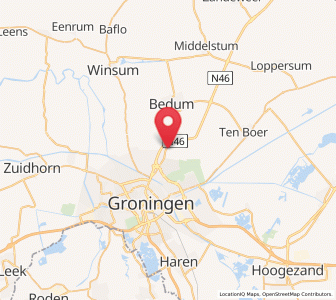 Map of Zuidwolde, Groningen