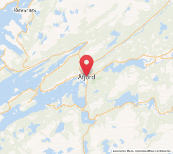 Map of Å i Åfjord, Trøndelag
