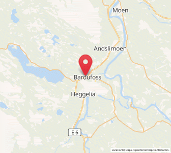 Map of Andselv, Troms og Finnmark