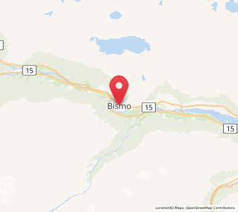Map of Bismoen, Innlandet