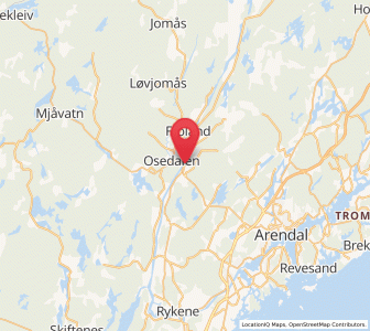 Map of Blakstad, Agder