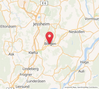 Map of Børgen, Viken