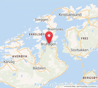 Map of Bruhagen, Møre og Romsdal