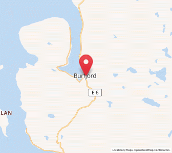 Map of Burfjord, Troms og Finnmark