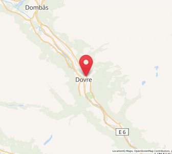 Map of Dovre, Innlandet
