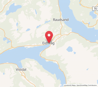 Map of Eidsvåg, Møre og Romsdal