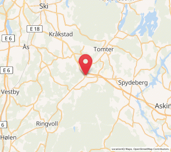 Map of Elvestad, Viken