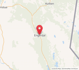 Map of Engerdal, Innlandet