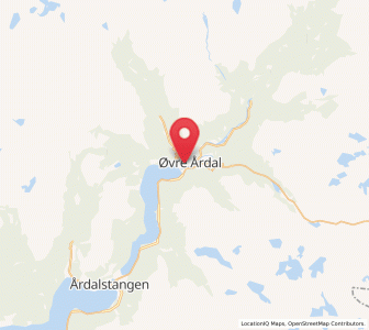 Map of Farnes, Vestland