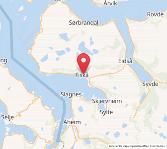 Map of Fiskå, Møre og Romsdal