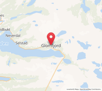 Map of Glomfjord, Nordland