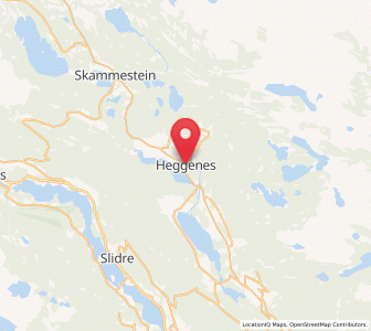 Map of Heggenes, Innlandet