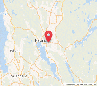 Map of Hemnes, Viken