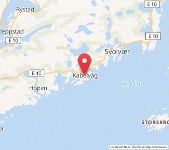 Map of Kabelvåg, Nordland