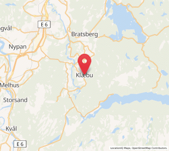 Map of Klæbu, Trøndelag