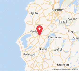 Map of Kleppe, Rogaland