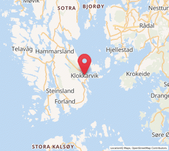 Map of Klokkarvik, Vestland